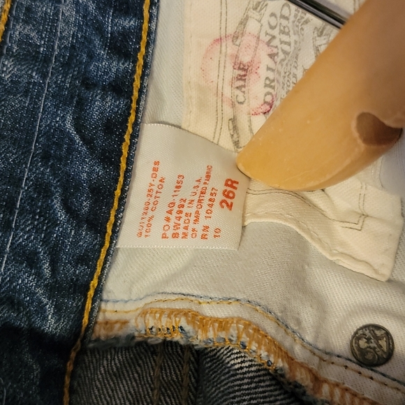 NWT AG Adriano Goldschmied Ex-Boyfriend Crop Destroyed Jeans Size 26 - Picture 8 of 8